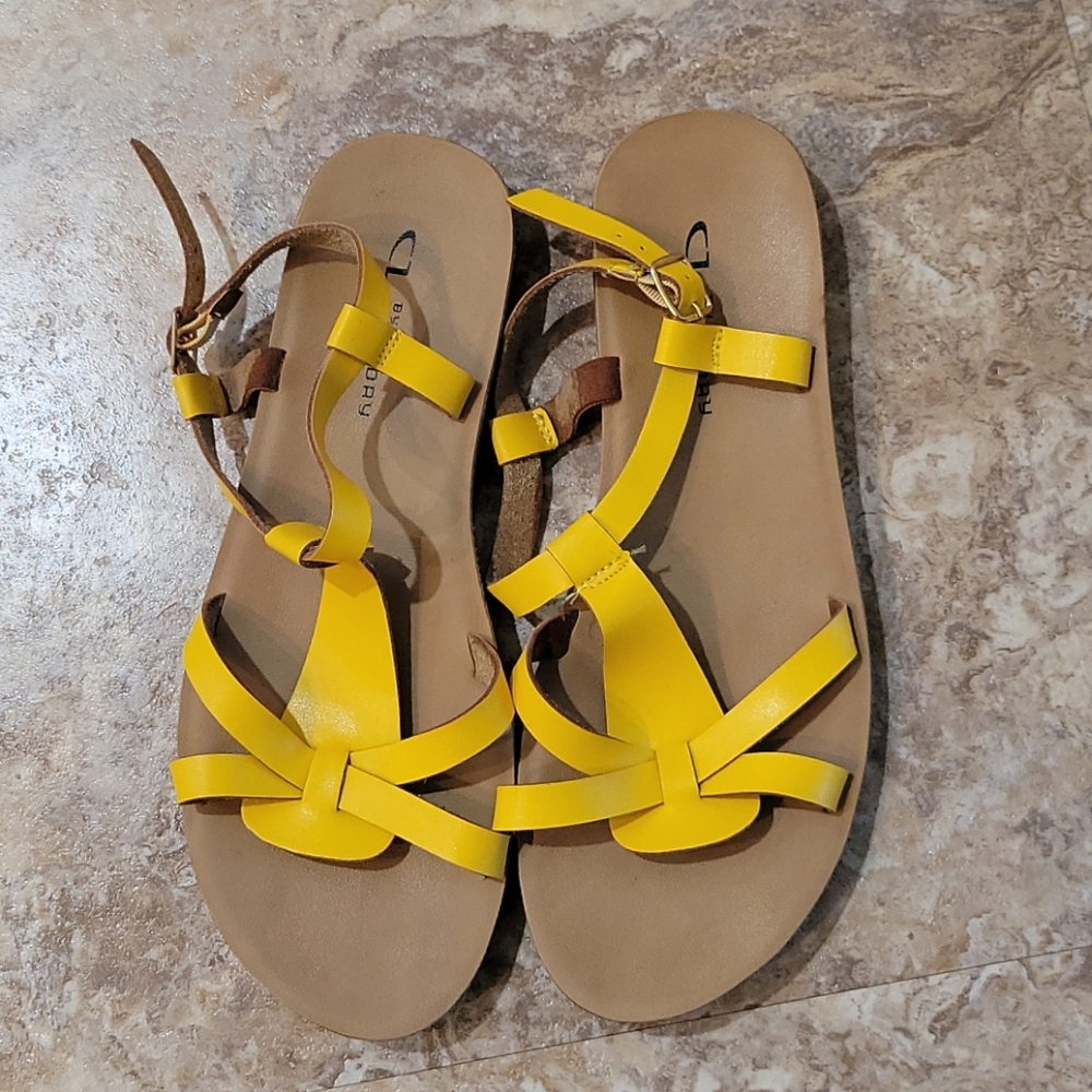 Chinese Laundry Yellow Sandals